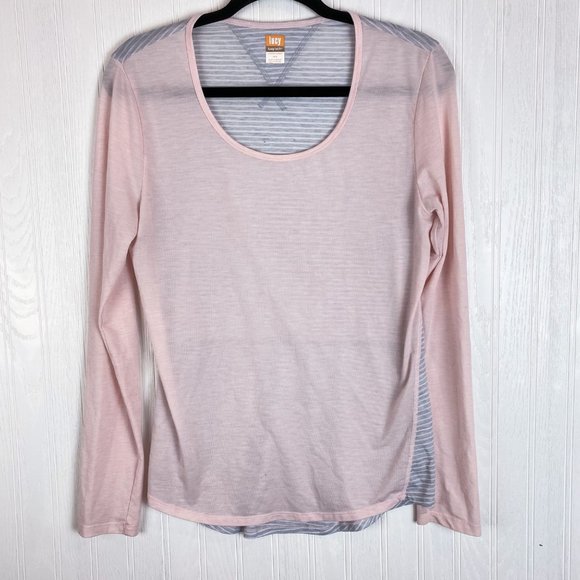Lucy Size medium workout‎ top pink gray - Picture 1 of 4